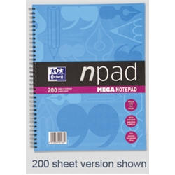 Npad Oxford Npad A4 Notebook [Pack 3] Competition to